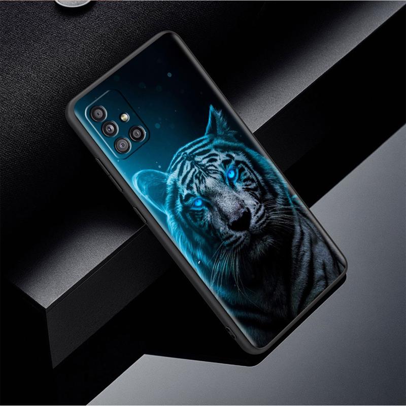 Чехол с изображением волка и льва для Samsung Galaxy A54 A52 A14 5G A53 A12 A13 A71 A23 A34 A33 A21s