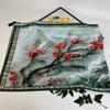 Double-Sided High-End Fragrant Cloud Yarn Long Silk Scarf Shawl 180 * 70 Retro Chinese Style Elegant Silk Scarf