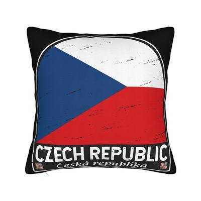 Czech Republic Coat Of Arms Pillow Cover Merchandise Printed Cushion Cover Decorations Throw Pillow Case Cover Home Multi-Size