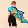 Aurora Golden Age 100% Mulberry Silk Scarf 90x90cm