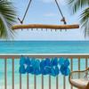Sea Glass Wind Chime for Outside Handmade Coastal Style Blue Seaglass Art for Indoor Outdoor Garden Home Decor Housewarming Gift for Women
