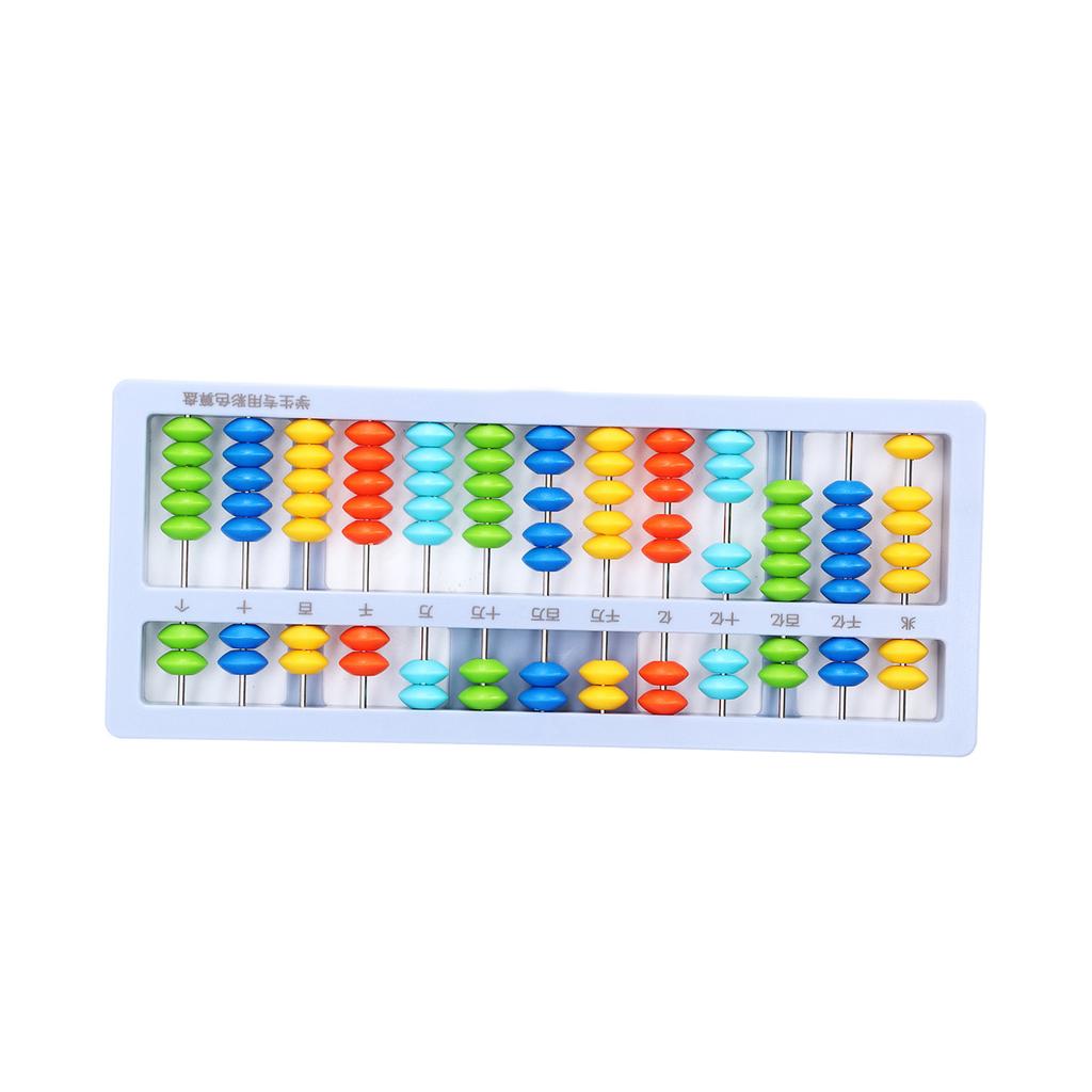 Abacus Small Portable Children's Puzzle 13 Grades 7 Beads Ментальная арифметика Математика AbacusBlue