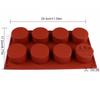 6-Cavity Small Dim Sum Mould Round Soap Mould Professional Cake Mould Baking Tool  Home Baking