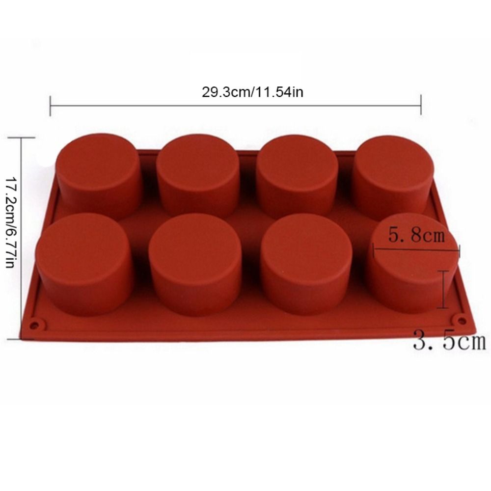 6-Cavity Small Dim Sum Mould Round Soap Mould Professional Cake Mould Baking Tool Home Baking