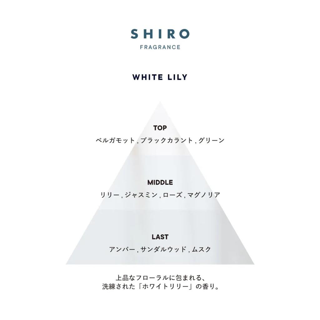 [Официальный подарочный набор SHIRO] Набор для стирки SHIRO White Lily: Жидкое средство для стирки 500 мл + Кондиционер для белья 500 мл с подарочным бумажным пакетом