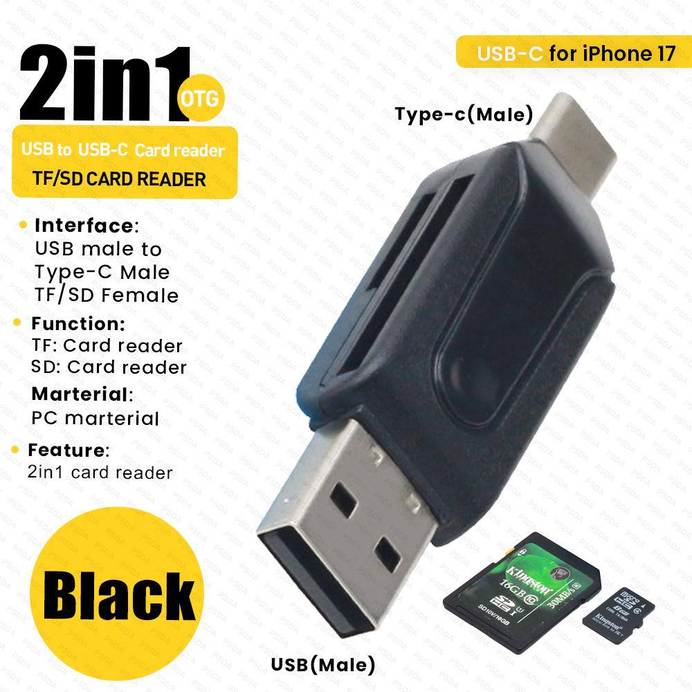 Universal Card Reader Mobile Phone PC Card Reader Micro USB OTG Card Reader OTG TF / SD Flash Memory