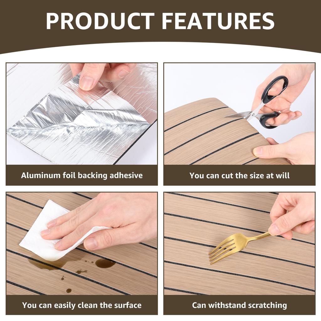 Обои с рисунком деревянных реек ПВХ Самоклеящиеся деревянные обои 118x15,7 дюйма Самоклеящаяся звукоизоляционная 3D-панель из искусственных деревянных реек