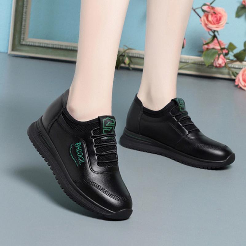 Little White Shoes Women's New Sports Casual Soft Single Shoes Spring Autumn Designer Sneakers Middle-aged And Elderly