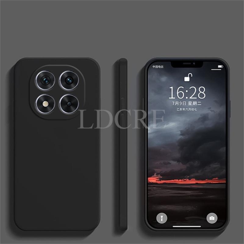 Для Xiaomi Redmi Note 14 Pro Чехол Жидкий Силиконовый Защитник Чехол Redmi Note 14 Pro ТПУ Однотонный Резиновый Чехол Крышка Redmi Note 14 Pro