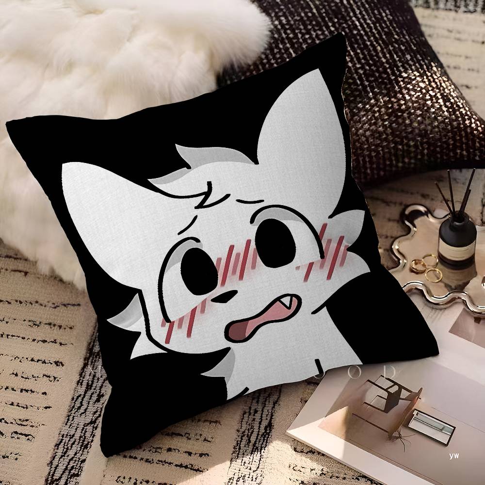 Boykisser Silly Cartoon Pillow Anime Pillow Sofa Bed Head Pillow Cover Cushion Cover 45X45 Cm Fashion