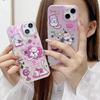 Laser Cute Cat Silicone Case for Xiaomi Redmi Note 12 11 10 Samsung A54 A24 A14 Oppo A78 A58 A38 Infinix Note 30 Funda Painted Cover Soft TPU Bumper