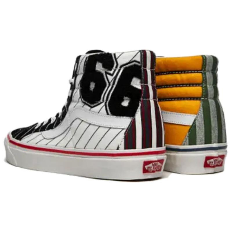 Vans SK8 Hi Black White Red Sneakers VN0A38GF4GE