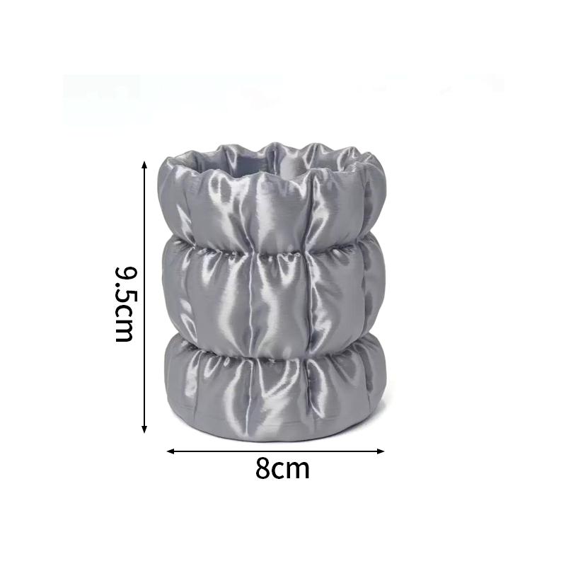 3D-печатный держатель для кистей для макияжа, вместительный держатель для ручек, 3D-печатный ящик для хранения канцелярских принадлежностей, настольные декоративные украшения