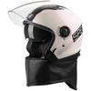3C Certified All-Season Universal Motorcycle Helmet with Anti-Fog Double Lens and Neck Protection