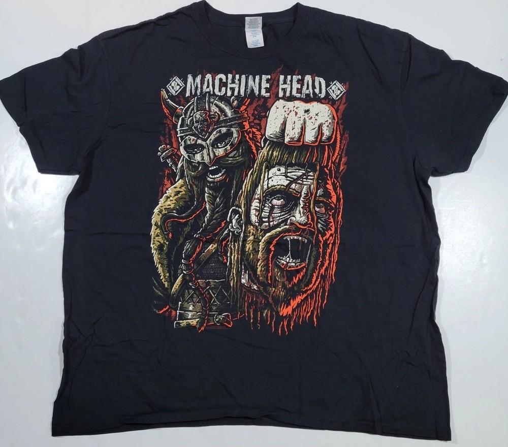 Винтажная Футболка Группы Machine Head Подними Голову Голиафа S to 5XL Футболка SG412 Унисекс Футболка
