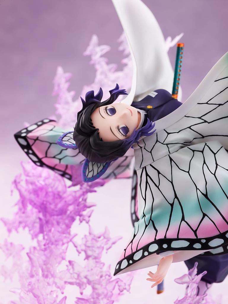 ANIPEX Масштабный Демон Kimetsu no Yaiba Шинобу Кочо ABS ПВХ Раскрашенная Готовая Фигурка 1/8 Истребитель &