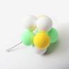 8Pcs Ball Bundle Colorful Clay Cake Topper Hat Creative Cupcake Card Flag Birthday Party Baby Shower Dessert Decoration