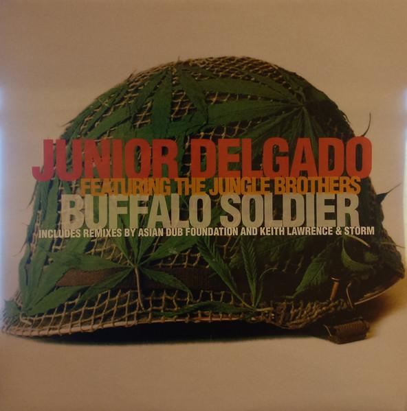 12-дюймовая пластинка JUNIOR DELGADO, JUNGLE BROTHERS - Buffalo Soldier ABB5004746 Big Cat 1999 UK Dance & Electronica Б/у