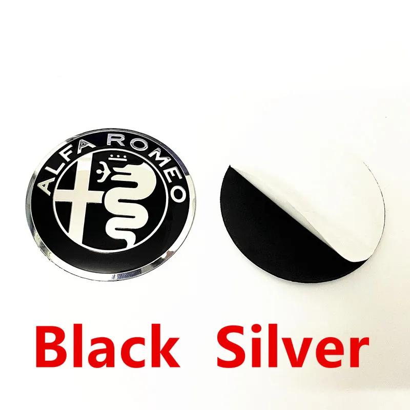 For Alfa Romeo 4pcs 40mm 50mm 56mm Car Wheel Hub Logo Sticker Rim Center Caps Cover Badge Decal ForAlfa Romeo 147 156 159 Mito G