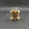 1/8" 1/4" 3/8" 1/2" 3/4" 1" BSPP Female Brass Coulper Equal Reducer Pipe Fitting Connector Adapter Water Fuel Gas Oil