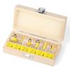 6-Piece Woodworking Router Bit Set for Trimming & Engraving