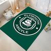 Ковер с логотипом Plymouth Argyle, подходит в качестве нескользящего коврика для гостиной или дивана в спальне