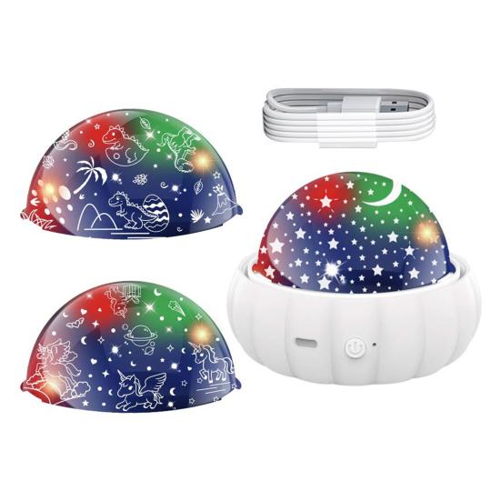 Лампа для проектора Звезда Динозавр Ночной Светильник Интеллектуальное Управление DIY Режим Музыка Синхронизация Энергия