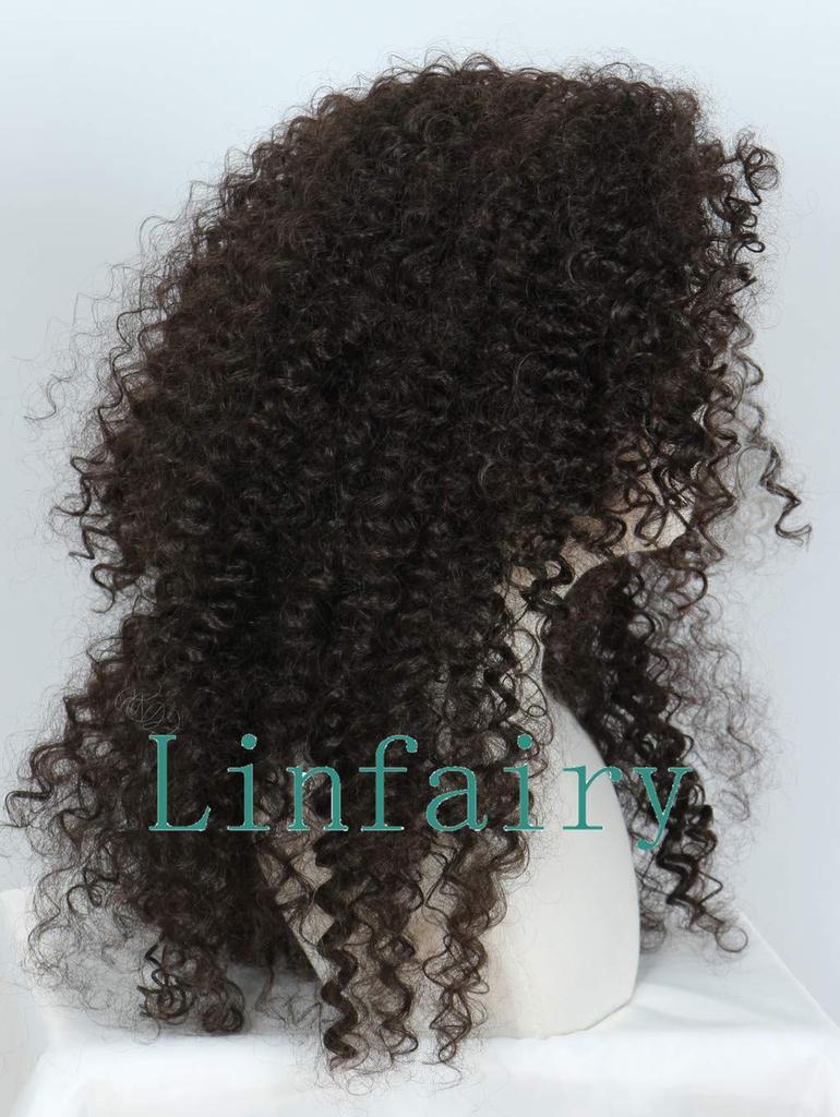 Linfairy Вьющийся Косплей-парик, Термостойкий, Аксессуар для костюма, Фестивальный парик, 282