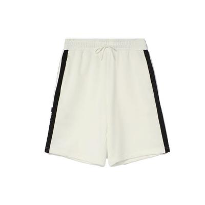 Li Ning Sports Fashion Series Side Color Block Letter Print Дышащие шорты мужские шорты Off-White AKSR289-4
