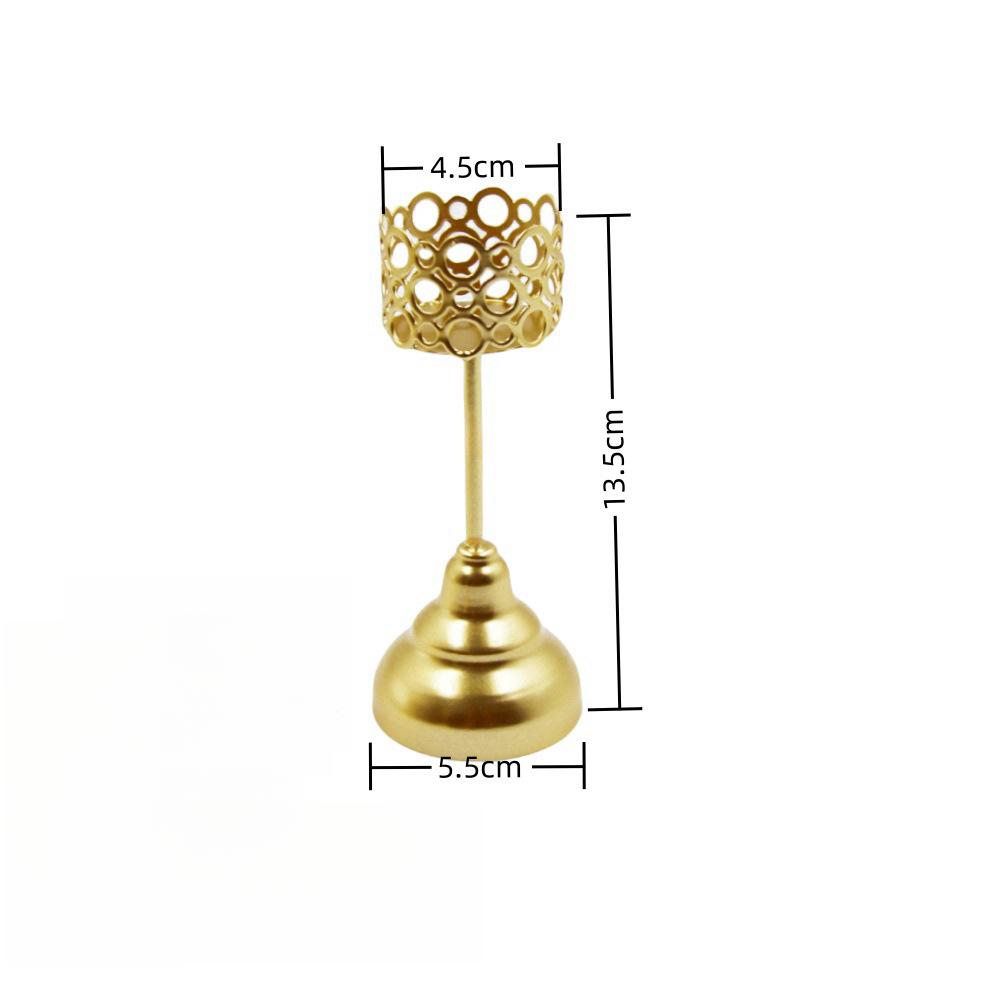 Геометрические украшения из полого железа, украшения для домашнего подсвечника