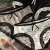 1/6 шт. Женские кружевные бесшовные трусики Мягкое и дышащее нижнее белье С вырезами