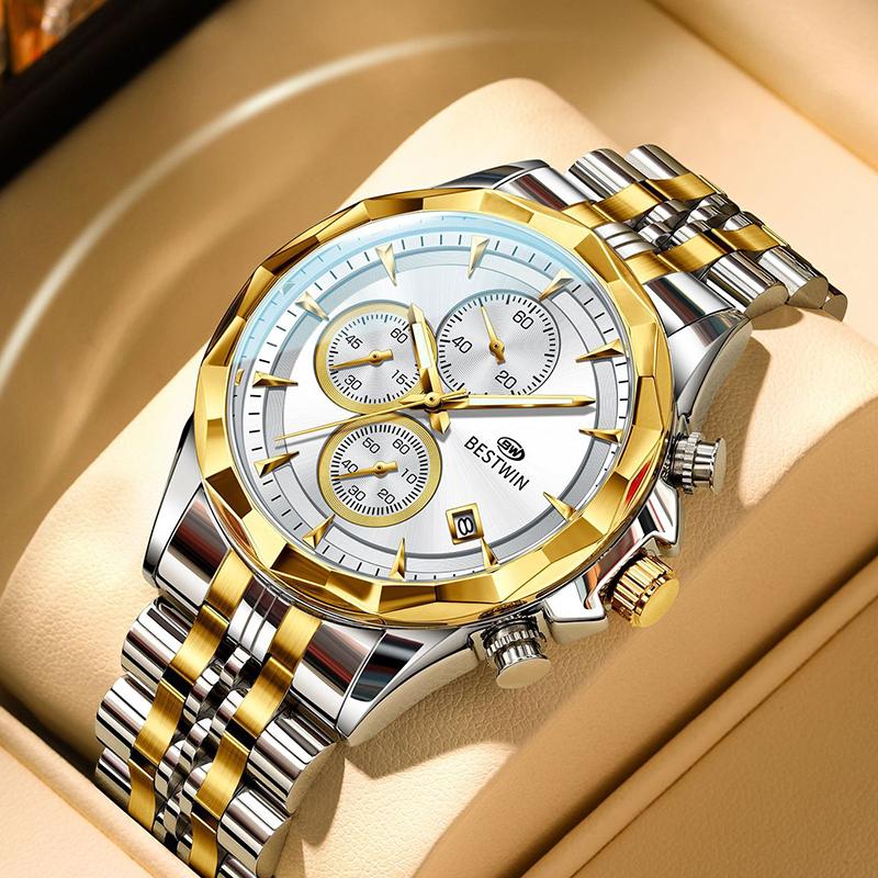 Men Sports Business Watches chronograph Date Men Wrist Watches For Male Clock Top Brand Luxury Quartz Wristwatches Fashion