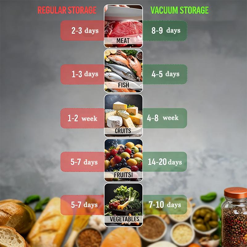 Vacuum Sealer for Food Freshness, Compact & Easy to Use