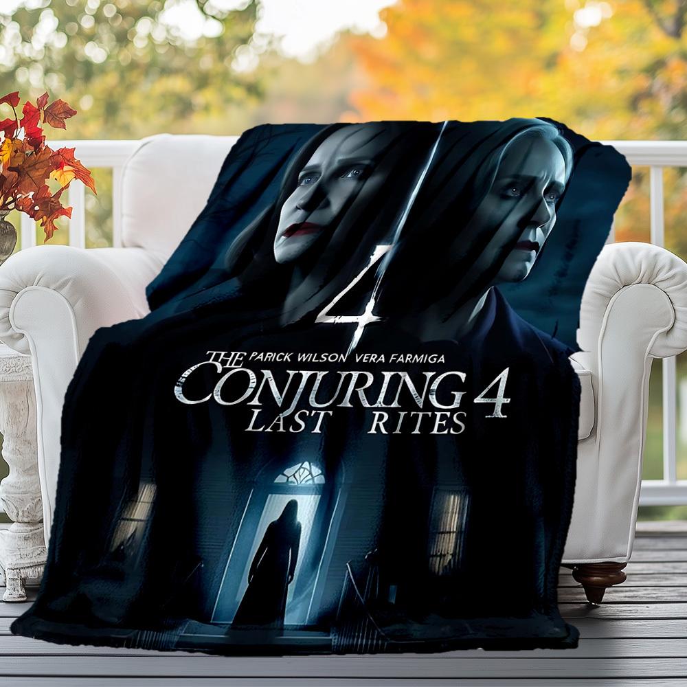 1PC Conjuring Last Rites Outdoor Flannel Blanket Soft Plush Decor for Picnics, camping,Bedroom, Playroom, Office1207A