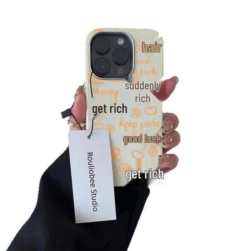 Совместимый чехол для телефона Apple 17 Pro и iPhone 16 Wealth 13/12, Extreme Wealth 15 Pro с текстурой кожи, Фоторамка 14 Новогоднее издание.