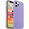 Matte Slim Silicone Case For iPhone 13 (6.1") Violet E.F.Connection