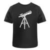T Shirt Telescope 100 Cotton S Xxl Ta060494 Vintage Washed Breathable Stretched Top For Everyday Wear Soft Fashion Graphic