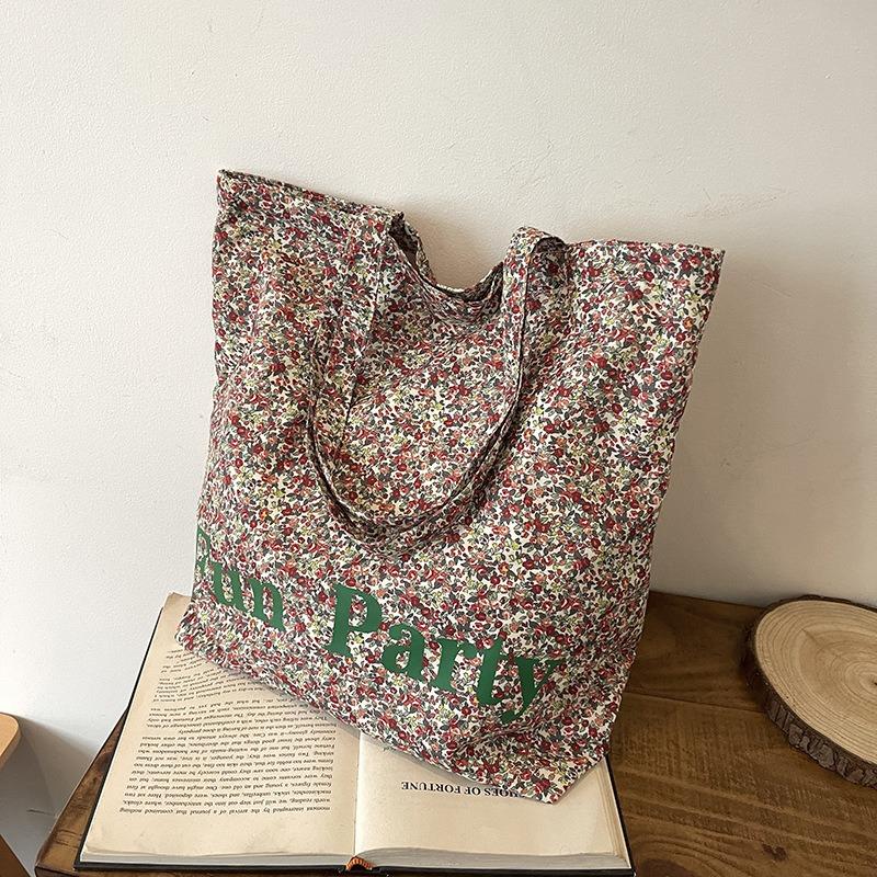 Small Fresh Floral Shoulder Bag Bag, New Casual Tote Bag, Versatile Underarm Bag, Commuter Bag.