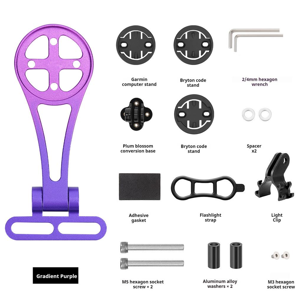 Aluminum Adjustable Bike Mount For Mountain Bikes Handlebar Light Mount Cycling Accessory