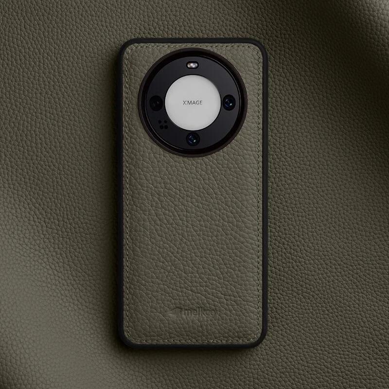 Оригинальный кожаный чехол Melkco из коровьей кожи для Huawei Mate 60 Pro Plus Mate 60 Силиконовый бампер Защита камеры Ударопрочная задняя крышка