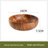 South American Walnut & Acacia Wood Multi-Spec Round Salad & Rice Bowl
