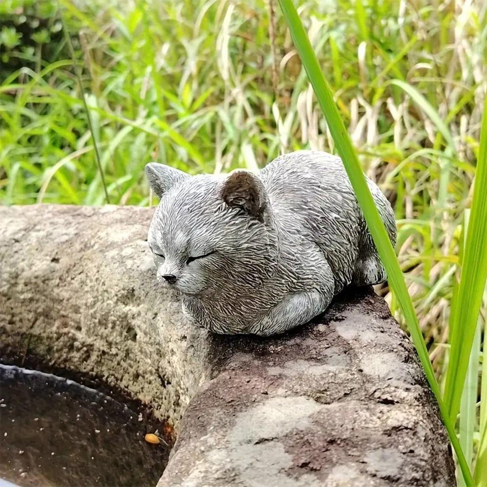 Durable Animal Statue Resin Resin Sculpture New Cat Statue