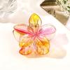 Заколка для волос Plumeria, большая высококачественная заколка для волос с градиентным цветком, 1 шт.
