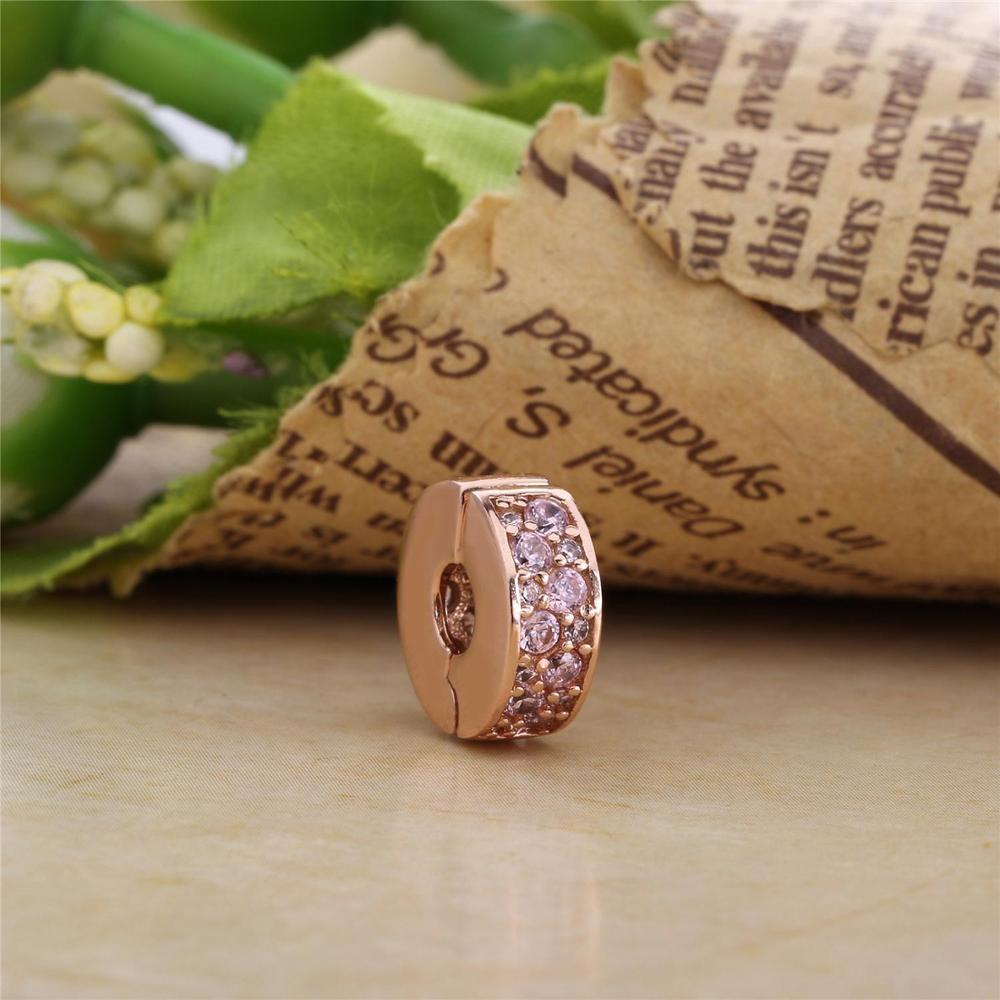 2023 New Rose Gold Flower Love Beads Fit Original Fasion Charms Silver 925 Bracelet Diy Women Jewelry Berloque