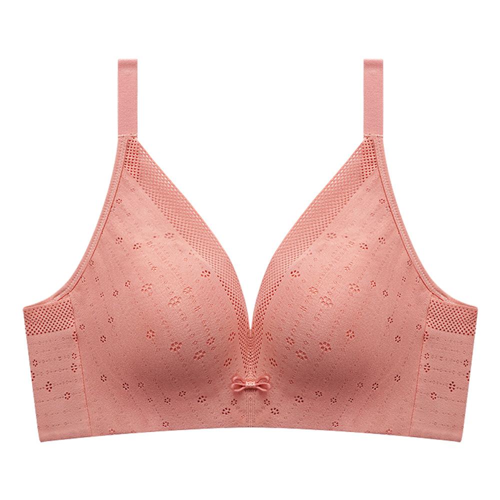 Тонкий бюстгальтер без стального кольца, притягивающий грудь, ультратонкий бюстгальтер с защитой от провисания, женский летний бюстгальтер