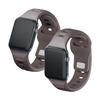38/40/41/42 mm Taupe (small) - 3mk Silicone Watch Strap for Apple
