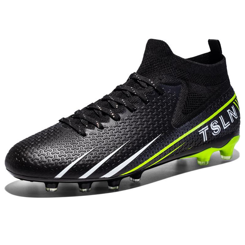 Football shoes men and women high-top youth artificial turf long nails broken nails training game shoes sports shoes