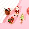 1PC Sweater Badge Xmas Tree Christmas Brooch Cartoon Merry Clothing Jewelry Men Women