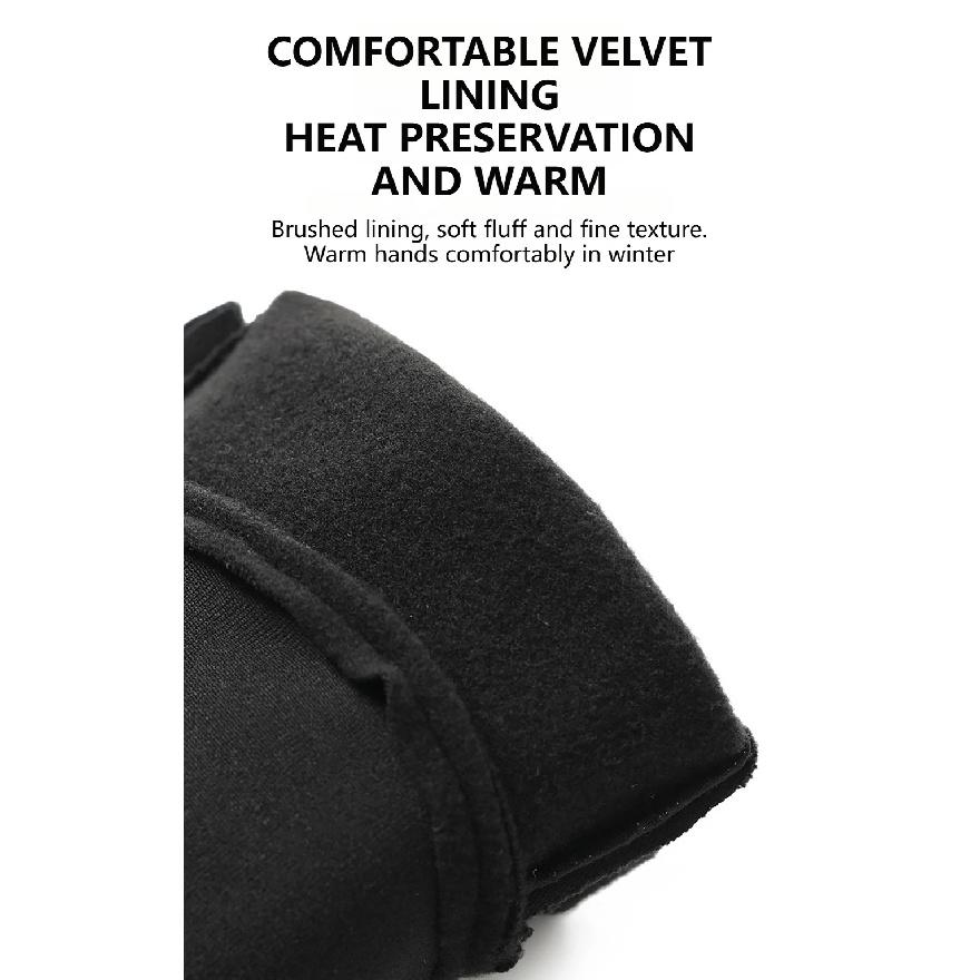 GTUBIKE Cycling Gloves Breathable Anti-Slip Thermal Gloves Touch Screen Winter Driving Hiking Skiing Bike Elastic Warm