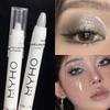 MYHO Осветляющий хайлайтер с Flash Pearl White Silkworm Lazy Eye Shadow Pen - Glitter Finishing Touch Highlight Pen